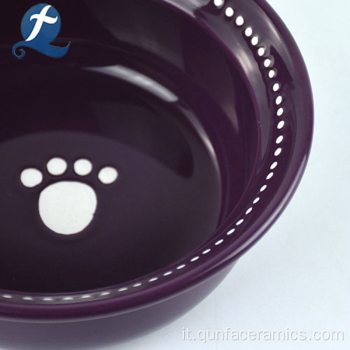 Alimentatore ceramico su ordinazione all&#39;ingrosso all&#39;ingrosso di Cat Dowl del cane